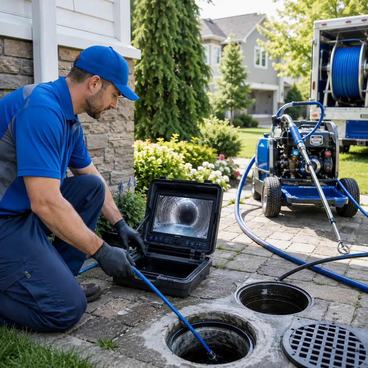 Outdoor drain cleaning professionals serving Pennsville, NJ